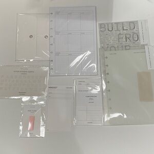 Cloth & Paper December Blueprint Closure Dashboards Declutter Inserts, Page Flag